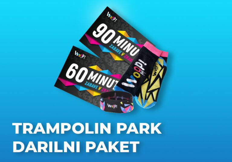 Darilni paket za rojstni dan za trampolin park